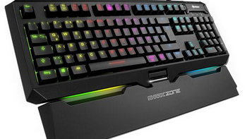 自带RGB灯与USB hub：SHARKOON 旋刚 发布 SHARK ZONE MK80 机械键盘