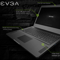 *级硬件堆砌：EVGA 发布 SC17 4K游戏笔记本