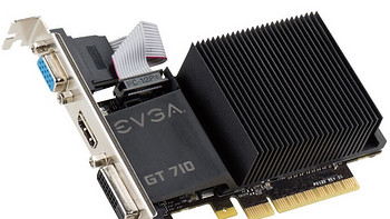 商用三屏方案：EVGA 推出多款 GT710 入门级商用显卡
