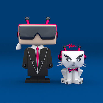 猫与机器人:karl lagerfeld 推出 karl robot 系列