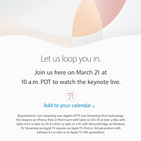 重新揭示“小”的魅力：Apple 苹果 确定 3月21日召开春季发布会