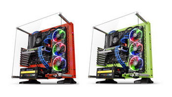 打造个性化游戏平台：Thermaltake 曜越 推出 Core P3 SE 璀璨绿和耀眼红版机箱