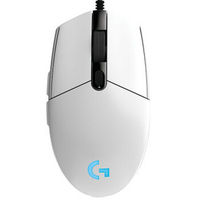 罗技（Logitech）G102 游戏鼠标 RGB鼠标 白色