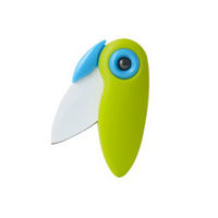 台湾Artiart啄木鸟不锈钢水果削皮刀/创意折叠便携瓜果刀 