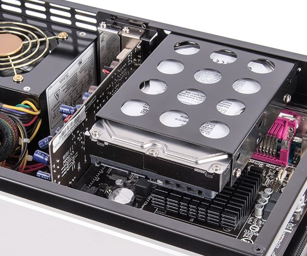 Enclosure RS04 AS 横置きPCケース abee 美品 Mini-ITX アクア
