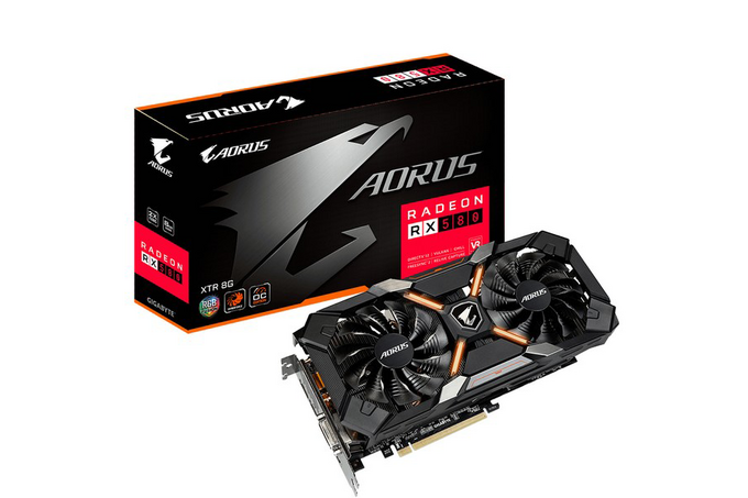 萤火虫还魂:gigabyte 技嘉 推出"猎鹰 aorus radeon rx580 xtr 8g旗