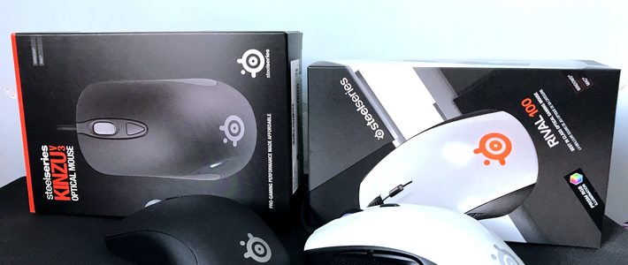 fps游戏新选择 — steelseries 赛睿 rival100与 kinzu v3 两款电竞鼠标 开箱对比