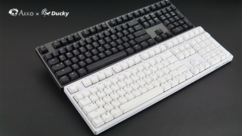 升级1808全新芯片组：Akko X Ducky 发布 3108 PBT二色正刻版机械键盘