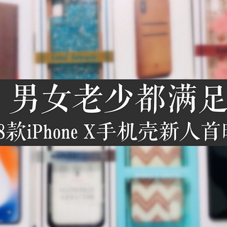 #原创新人#男女老少都满足—8款APPLE 苹果 iPhone X 手机壳 开箱晒单