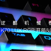 #晒单大赛#炫酷机械者：CORSAIR 美商海盗船 K70 LUX RGB 茶轴 机械键盘 开箱及Win+Mac平台深度...