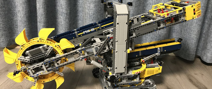全民分享季lego乐高42055斗轮挖掘机开箱晒物
