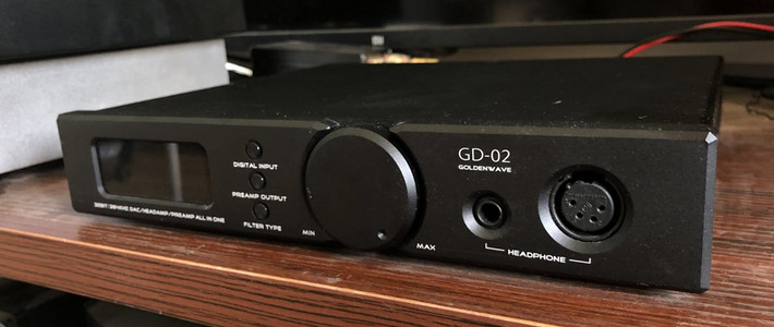 hifi入门一体机 goldenwave 高登 gd02测试第一轮akg k701