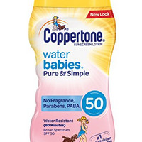 Coppertone WaterBabies Pure & Simple Free Sunscreen Lotion Broad Spectrum SPF 50 (6-Fluid-Ounce)