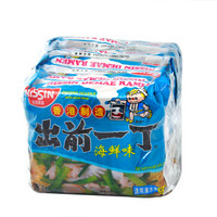 中国香港 出前一丁（NISSIN） 方便面 海鲜味 100g*5袋 五连包