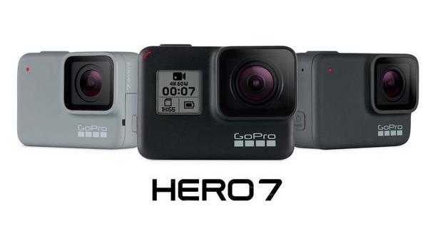 更稳定、语音指令、10米防水：GoPro 发布新品Hero7 Black 等共三款运动