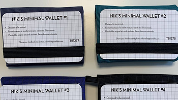 极简EDC卡包—Tom Bihn Nik's Minimalist Wallets开箱