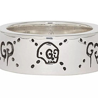 骷髏雙眼：Gucci 全新「Gucci Ghost」銀戒指上架