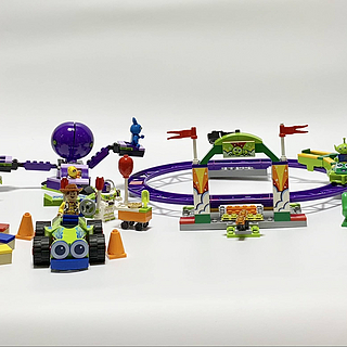 【开箱】乐高玩具总动员4系列（4盒连开多图）组个玩具们自己的游乐园