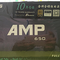 追风者 AMP650w金牌全模组电源(海韵代工 10年质保 全日系电容) 全站首晒