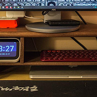 晒物-个人定制胡桃木电脑桌