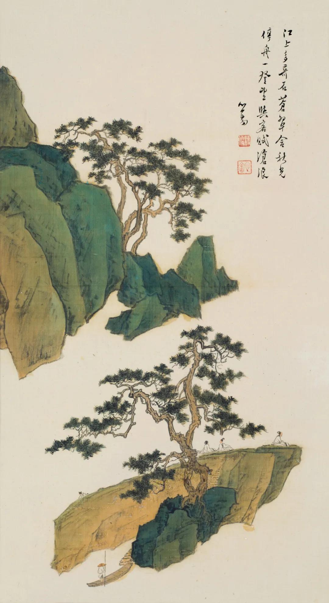 估价:rmb: 160,000 - 200,000lot 086溥儒  煮茶图镜心  设色纸本69