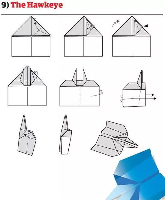1张纸让孩子玩1小时童年纸飞机的12种折法你记得几个