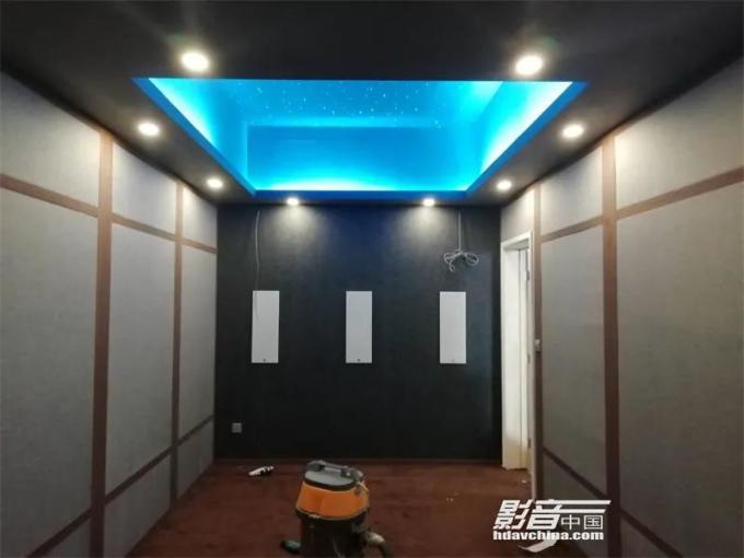 家庭影院方案北京波特兰花园精装房变身和式风712全景声私人家庭影院