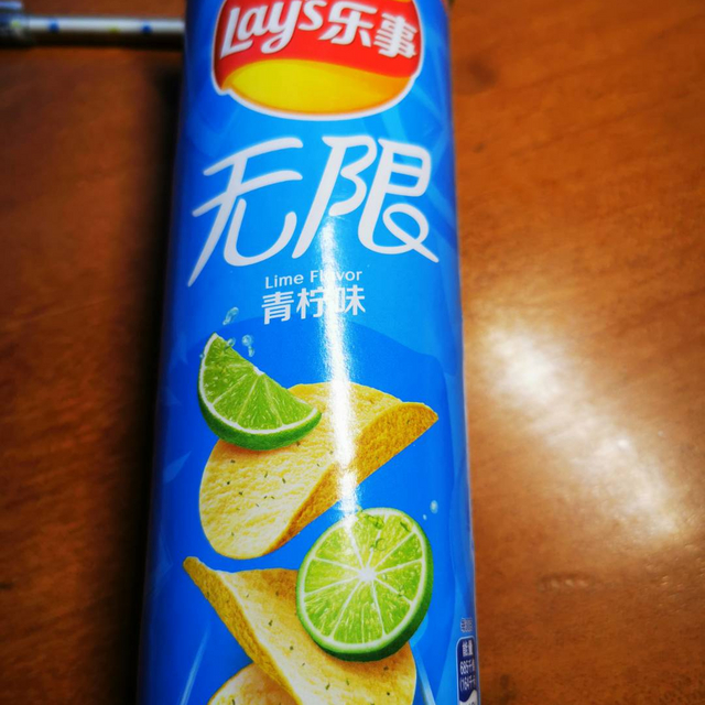 lays乐事薯片青柠味104g