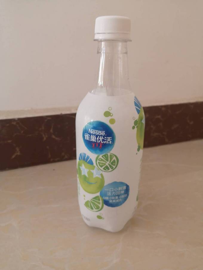 nestlé pure life 雀巢优活 冰极青柠风味 气泡水 450ml*15瓶