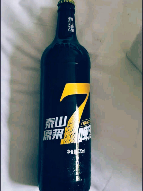 taishan泰山啤酒泰山原浆啤酒7天鲜啤8度全麦酿造整箱720ml6瓶