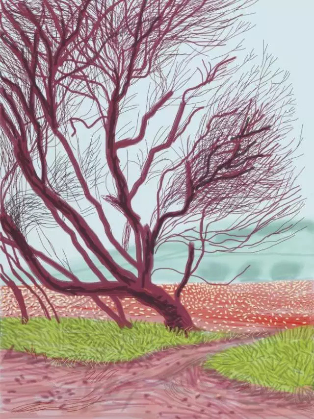 他用ipad,画出春的希望:"英国国宝级艺术家"大卫·霍克尼 | 艺术家