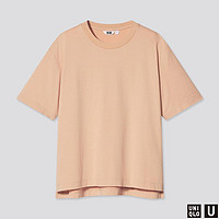 【UNIQLOU】女装AIRism棉混纺圆领T恤(“好感T”)433635