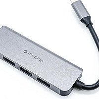 5Gbps传输，4口设备皆可用，mophie USB-C 4合一集线器评测