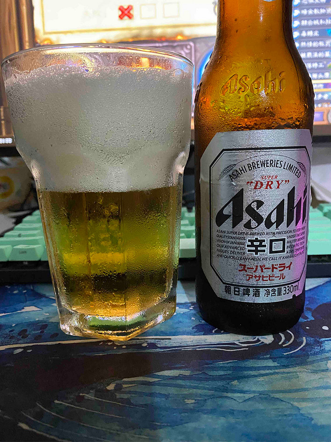 朝日生啤日本卖的最好的啤酒