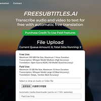 AI最前线 篇十六：FreeSubtitles.AI：做自己的字幕君