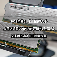 2023年的618依旧值得入手丨金百达银爵DDR4内存开箱与超频测试