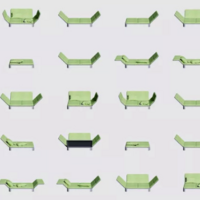 宜家推出首款AI設計的沙發，重量僅10公斤，超扁平化可隨身拎走~