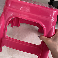 粉色塑料小板凳谁能不爱啊