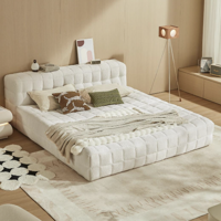 小米有品上新云團面包床，高顏值+承重，一體式造型設計、無需購買床墊，坐靠都舒適