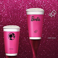 喜茶 x 芭比 夢幻聯名：芭比粉·水仙雙杯套餐，送聯名周邊