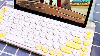 双飞燕FBK30C静音键盘，小清新和实用性完美融合，让办公事半功倍