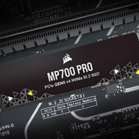 美商海盜船 MP700 Pro 高端 PCIe 5.0 SSD 上架開售，11700MB/s讀速，美光232 TLC顆粒