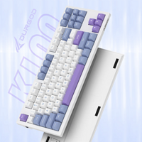 杜伽發布 K100 冰莓鍵盤：87 鍵位配列，搭載佳達隆全 POM 奶昔軸，