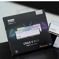 KLEVV CRAS V RGB DDR5-6400 晶灿白内存测评：只要有了它，人人都能玩超频