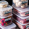 厨房神器秀翻天，日本进口银离子保鲜盒冰箱专用食品级抗菌冷冻收纳盒家用密封盒。