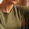 迪卡儂（DECATHLON）緊身健身服女運動T恤春季速干上衣打底圓領跑步瑜伽服