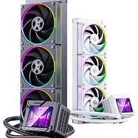 電腦展丨ID-COOLING 還發布多款高端水冷散熱器，雙360mm冷排、屏顯、磁吸免線風扇