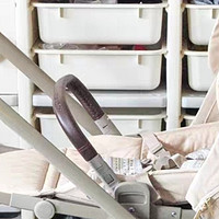 哈卡達（HAGADAY）妙靈嬰兒車0-3歲用折疊可坐可躺高景觀雙向溜娃嬰兒推車遛娃神器 [經典款]薄霧灰