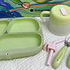 【0元搶購】babycare兒童餐具禮盒寶寶專用輔食碗硅膠餐盤叉勺