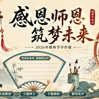 想做出不一样的手抄报?教师节手抄报中国风模板制作AI工具推荐!